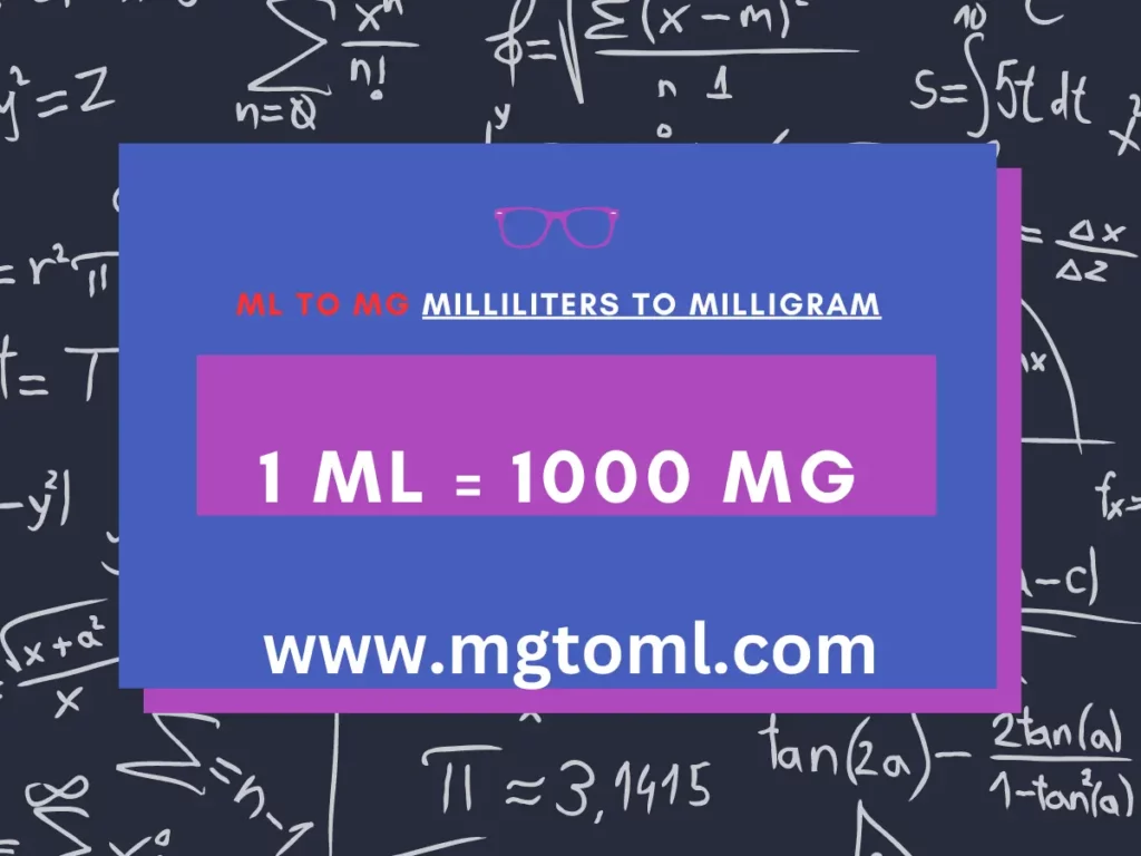 mL to mg Converter (Milliliters to Milligrams) | 9 ML to MG
